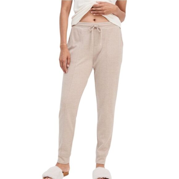Haven Well Within Tan Sweater Knit Joggers Size Large - Picture 1 of 8